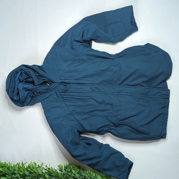 Cabelas heavy insulated winter jacket size Large blue - Picture 2 of 14